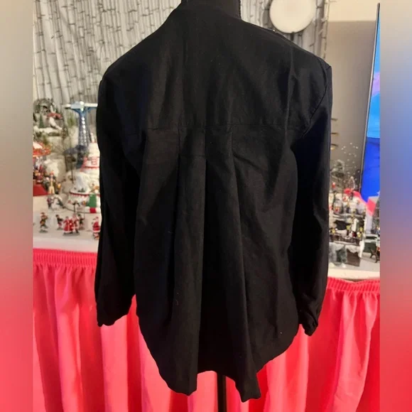 ZARA Black Swing Jacket Size XS - Picture 2 of 2
